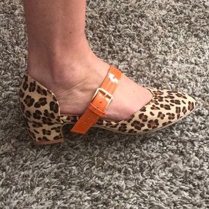 Leopard print almost flats